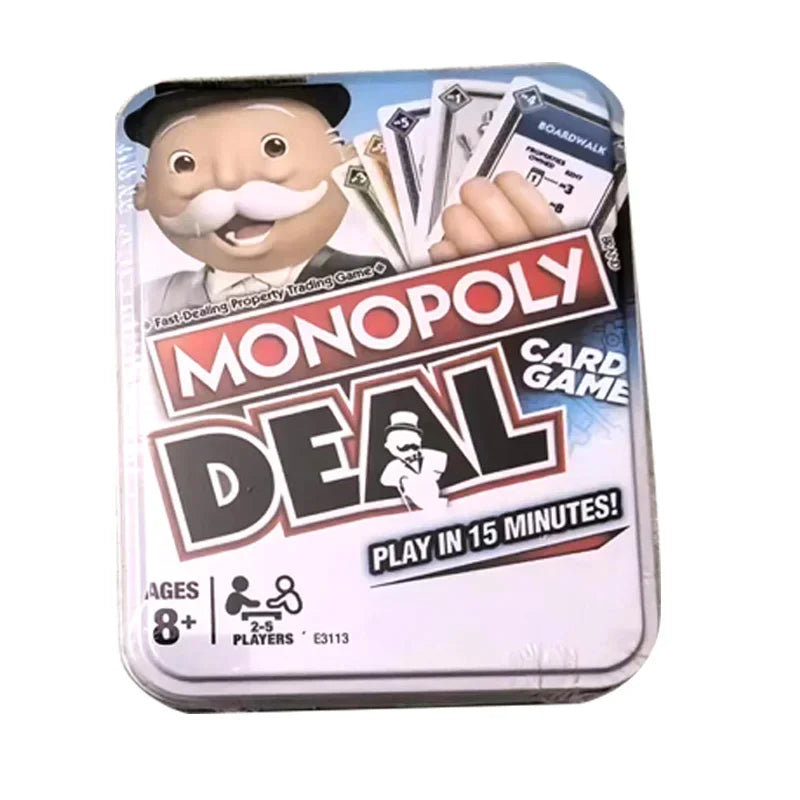 Hasbro Gaming Monopoly Deal Card Game Family Gathering Friends Party Board Game Battle Kids Puzzle Poker Christmas Birthday Gift