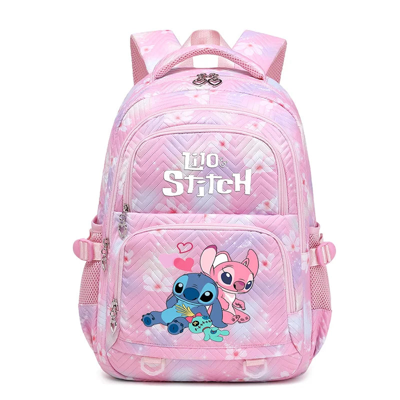 Disney Lilo Stitch Waterproof Women Backpack Female Travel Bag Backpacks Schoolbag for Teenage Girls Bookbag Mochila