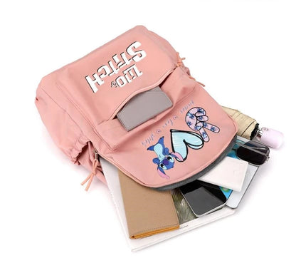 3Pcs/Set Lovely Kuromi Melody Backpacks Lunch Bag Pencil Bag Teen Women Men School Students Backpack Cartoon School Bag Mochila