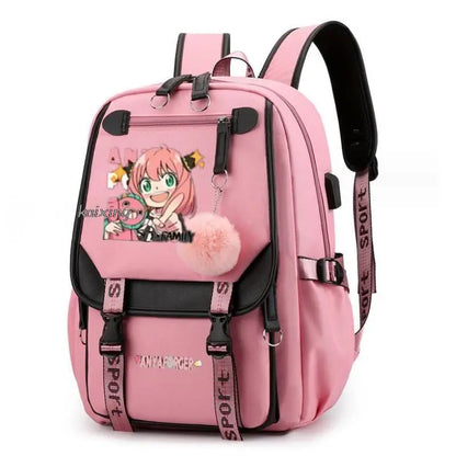 Hot Anime Spy X Family Backpack Teenage Girls Laptop Rucksack Student Shoulder School Bag Schoolbag Academy Bagpack Mochilas