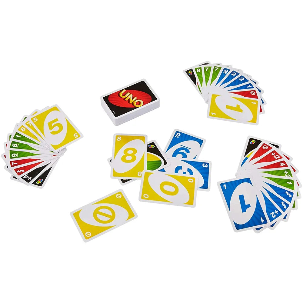 Mattel UNO Games Family Funny Entertainment Board Game Fun Playing Cards Kids Toys Gift Box uno Card Game