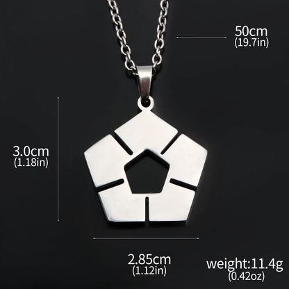 BLUE LOCK necklace Women Anime Soccer Sign Jewelry Accessories key chain Creative Couples Chain Stainless Color Cosplay Gift