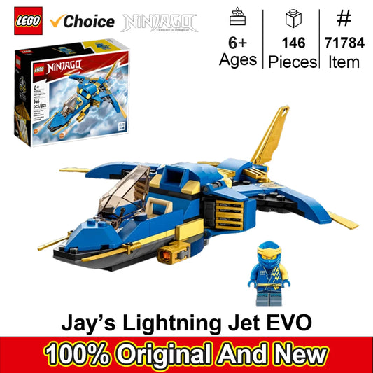 LEGO 71784 NINJAGO Jay’s Lightning Jet EVO , Collectible Birthday Gift Idea for , Kids, Boys and Girls Ages 6 and Up