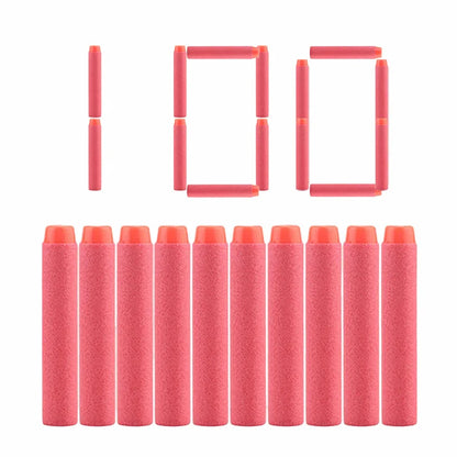 Refill Darts Bullets EVA Soft Hollow Hole Head Bullet Guns Accessories For Nerfs N-strike Elite Series Blasters Toys For Kids