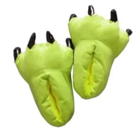 Animal Christmas Paw Slippers Super Soft Floor Noise Slippers Kids Boys Home Shoes Winter Warm Plush Slipper Women Indoor Shoes