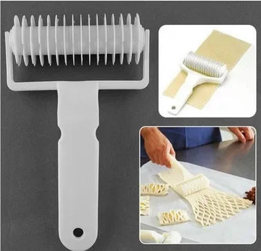 Plastic Pastry Pizza Lattice Roller Cutter Baking Tool Pull Net Wheel Knife for Dough Cookie Pie Kitchen Gadgets Baking Tools