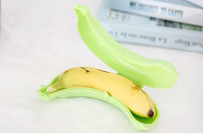 Banana Storage Box for Outdoor Travel Cute Banana Case Protector Box Container Trip Outdoor Lunch Fruit Storage Box Holder