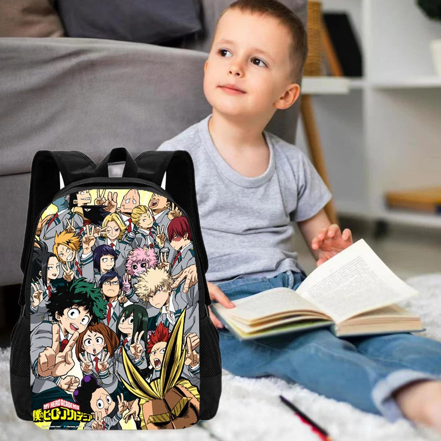 Mochila My Hero Academy Laptop Backpack For Women And Men College Students  Anime Cartoon Book Bag Mochila