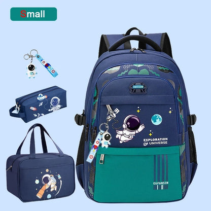 Astronaut Backpack Boy Elementary Student Bag Children New School Bags for Boys Kids Schoolbags Waterproof Book Bag mochilas