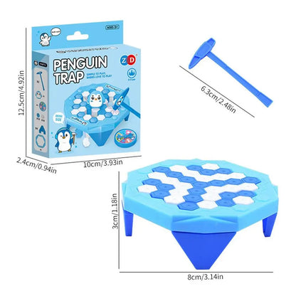 Penguin Ice Breaking Funny Desktop Game Kid Toy Gifts Who Make The Penguin Fall Off Lose This Game Family Party Activity