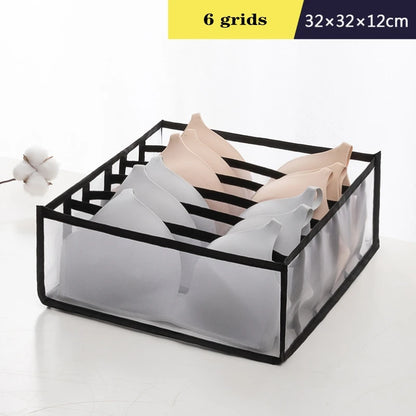 Organizer Panties Socks Storage Boxes Wardrobe Pants Clothes Underwear Drawers jeans Clothes Separator Bra Folding Divider