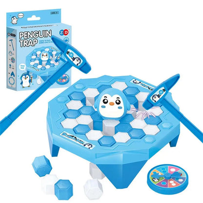 Penguin Ice Breaking Funny Desktop Game Kid Toy Gifts Who Make The Penguin Fall Off Lose This Game Family Party Activity