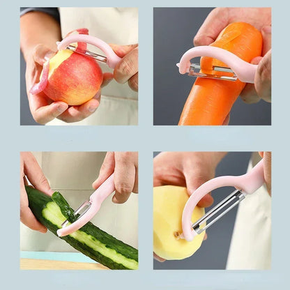 Multifunctional Long Handle Peeler Sharp Peeler Fruits Vegetable  Potato Carrot Peeler Easy Peeling Tools Kitchen Gadgets