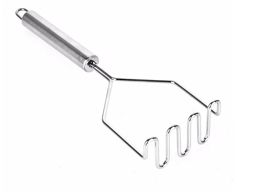 Stainless Steel Potato Masher Wave Shaped Potato Masher Kitchen Tool Kitchen Gadgets and Accessories