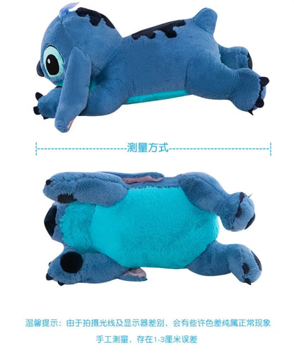 Puppy Stitch Doll Blue Stitch Plush Long Pillow Toys Girl Sleeping Leg Clamping Plushies Doll Children's Birthday Pillow Gift