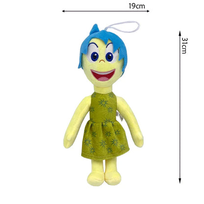 20-30cm Inside Out 2 Disney Pixar Plush Toys Doll  ANXIETY Ennui Envy Embarrassment Joy Plushie Stuffed Gift for Kids Christmas