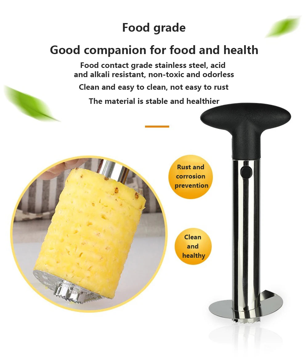 Stainless Steel Easy To Use Pineapple Peeler Accessories Pineapple Slicers Fruit Knife Cutter Corer Slicer Kitchen Tools