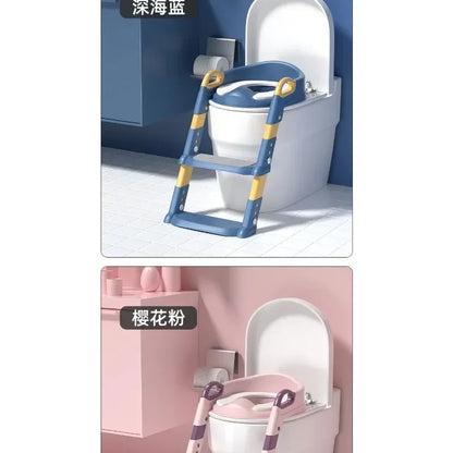 New Stepped Children's Toilet Foldable Foot Stool Multi-functional Toilet Boy Girl Baby Toilet Training Potty Ladder for Kids