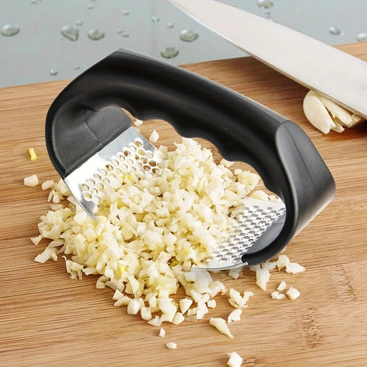 Garlic Press Stainless Steel Garlic Crusher Manual Garlic Ginger Rocker Crusher Kitchen Small Tool Accessories