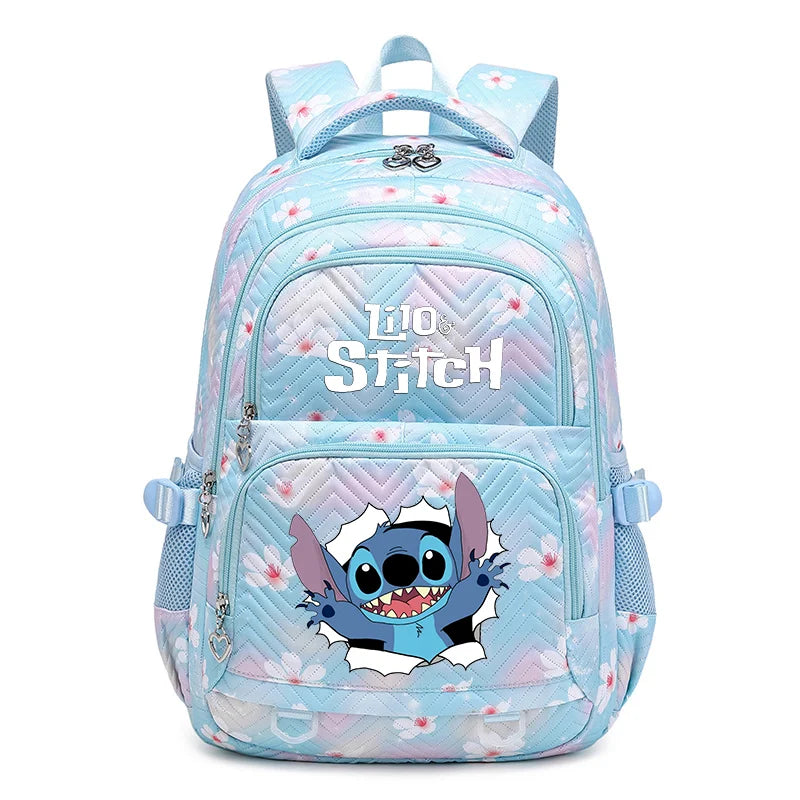 Disney Lilo Stitch Waterproof Women Backpack Female Travel Bag Backpacks Schoolbag for Teenage Girls Bookbag Mochila