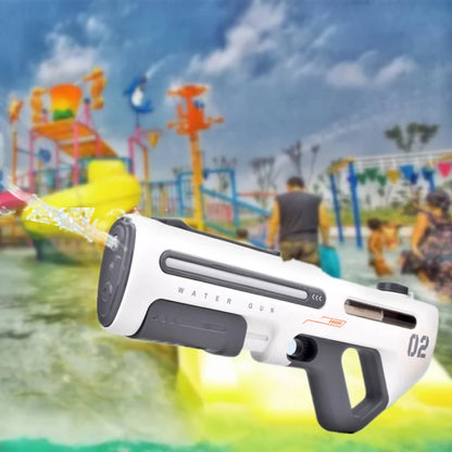 Electric/Manual 2-in-1 Water Gun High pressure Big Capacity High-Tech Automatic Water Blaster Soaker Guns Outdoor Toys For Kids