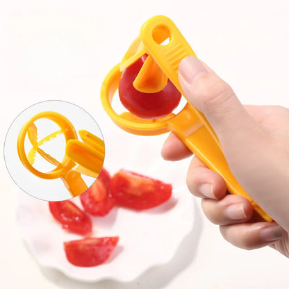 Cherry Tomato Slicer Tomato Splitter Fruit Cutter Strawberry Splitter Kitchen Gadgets and Accessories Home Gadget Kitchen Item