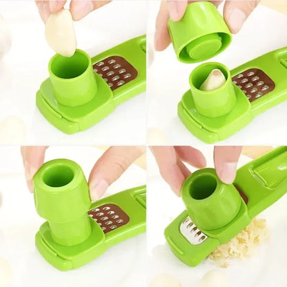 Ginger Garlic Crusher Press Garlic Grinding Grater Cutter Peeler Manual Garlic Mincer Chopping Garlics Tool Kitchen Accessories