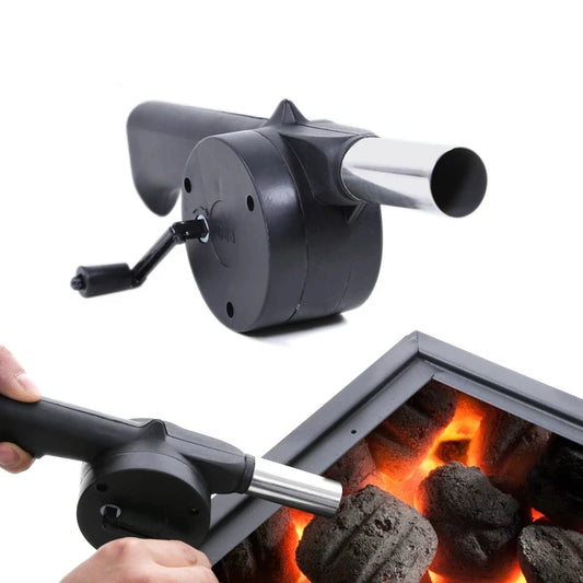 Outdoor BBQ Fan Handheld Air Blower for Barbecue Picnic and Grill Tools Enhanced Cooking