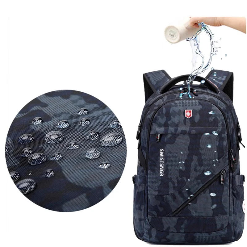 Large Waterproof Airplane Travel Backpack Men Laptop Computer Backpack 17 Inch Fashion Japanese School Bags for Children Mochila