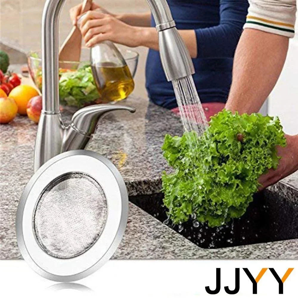 JJYY Stainless Steel Sink Strainer Washbasin Strainer Washbasin Hair Strainer Sewer Floor Drain Kitchen Accessories