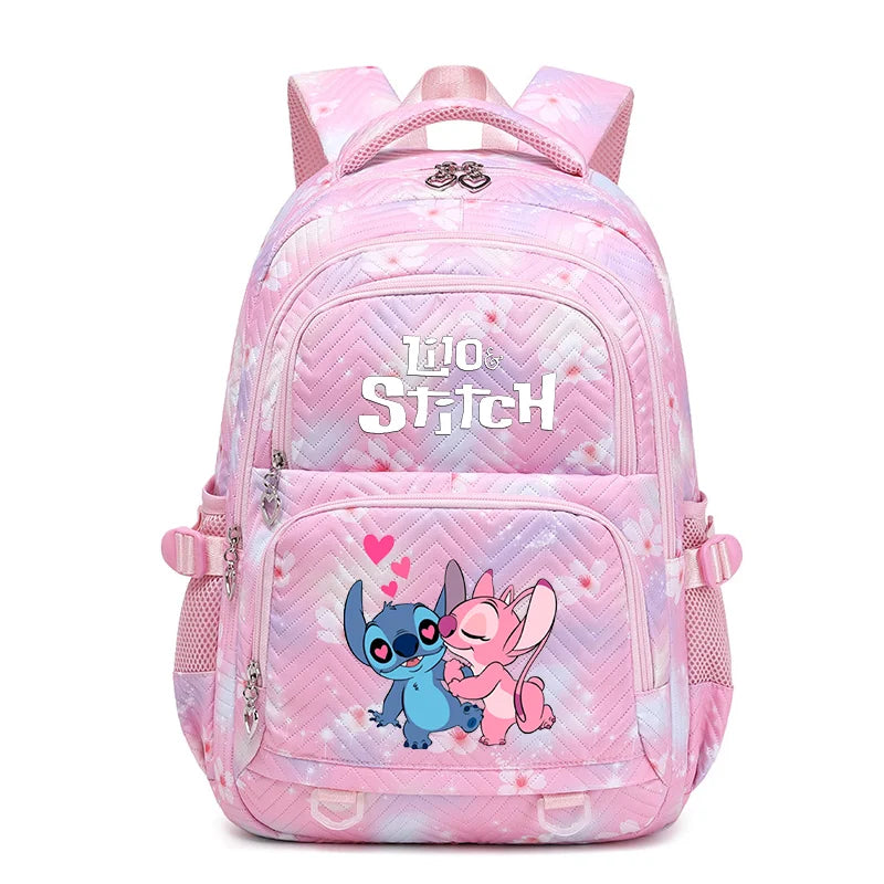 Disney Lilo Stitch Waterproof Women Backpack Female Travel Bag Backpacks Schoolbag for Teenage Girls Bookbag Mochila