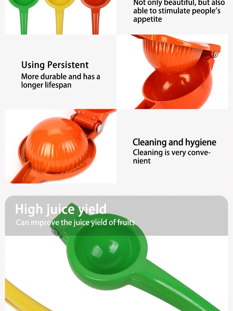 Home Manual Lemon Squeezer Aluminum Alloy Hand Pressed Orange Fruit Juicer Portable Practical Kitchen Tools Mini Blender