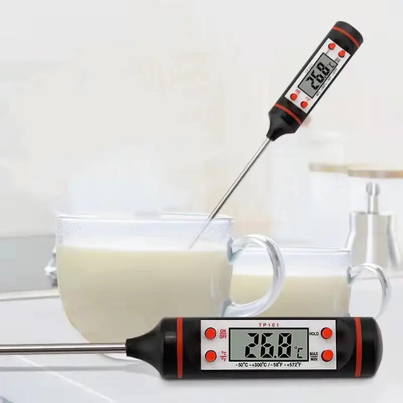 Kitchen Food Baking Digital Thermometer Candle Making Electronic Probe Type Digital Display Liquid Grill Burning Wax Thermometer