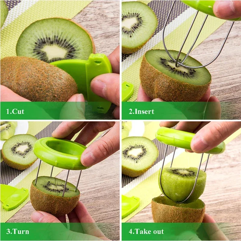 1PC Detachable Kiwi Peeler Fruit Peeler Stainless Steel Salad Cooking Tool Lemon Peeler Kitchen Gadgets And Accessories