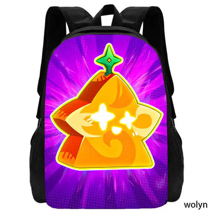 Blox Anime Fruits School bags for Boy Girls Mochila Cartoon Children's Backpack Anime Game Book Bags Light Weght and Durable