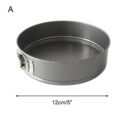 Springform Cake Pan Carbon Steel Non Stick Leakproof Cake Baking Pans with Removable Bottom Round Mold for Home Kitchen Bakery