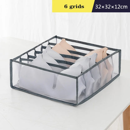 Organizer Panties Socks Storage Boxes Wardrobe Pants Clothes Underwear Drawers jeans Clothes Separator Bra Folding Divider