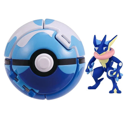 Pokemon Elf Ball Pokeball Anime Figure Cartoons Pikachu Charizard Piplup Kyogre Pocket Monster Pet Anime Action Model Toy Gifts