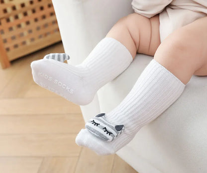 Baby Socks Non-Slip Cotton Cute Cartoon Toddler Newborn Girls Boys Infant Kids Socks