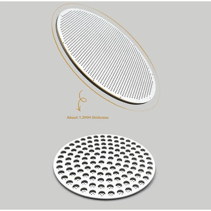 51/53/58mm Reusable Coffee Puck Screen 304 Stainless steel Double Layer Coffee Filter Fine Mesh Professional Espresso Accessory