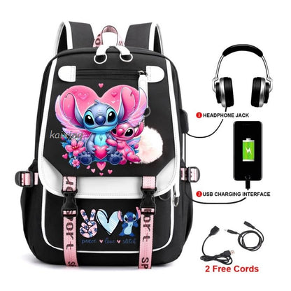 Hot Disney Lilo Stitch Backpack Girls Boys Student Teenager Back To School Rucksack Schoolbag Leisure Bag Women Mochilas Escolar