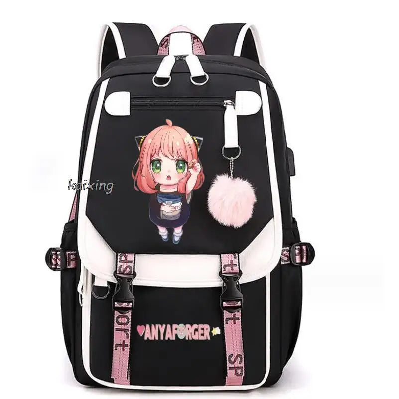 Hot Anime Spy X Family Backpack Teenage Girls Laptop Rucksack Student Shoulder School Bag Schoolbag Academy Bagpack Mochilas