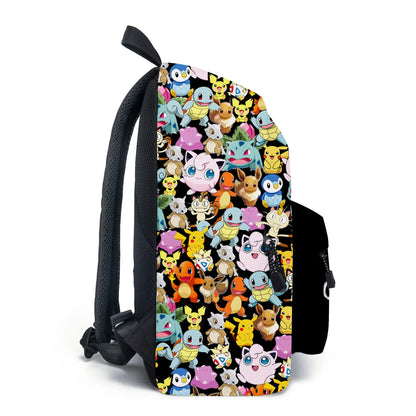 pokemon, pikachu, cartoon, elementary and middle school students' schoolbags, children's backpacks  anime  anime figure