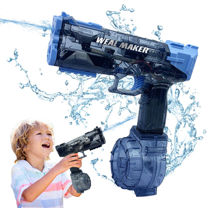 Strong Glock LED Electric Water Pistol Toy Automatic Squirt Water Gun Continuous Spray Blaster Summer Pool Toys for Kids Adult