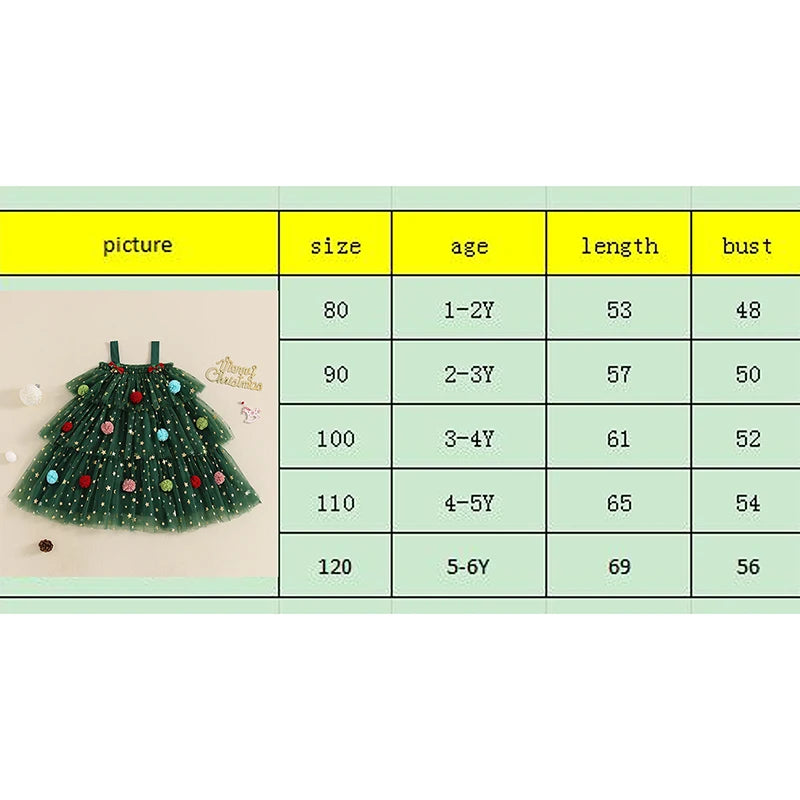 FOCUSNORM 1-9Y 2 Colors Little Girls Christmas Dress Strap Sleeveless Star Print Lace Layered Tulle Sundress with Plush Ball Hat