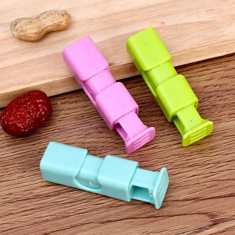 12/1Pcs Food Sealing Clips Reusable Bread Storage Bag Clip for Snack Wrap Bags Spring Clamp Kitchen Gadgets Sealing Clamps