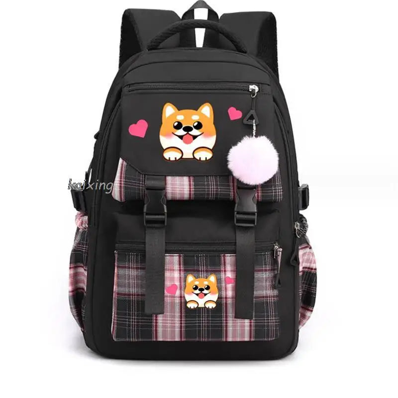 Hot Cute Cat Academy Style School Backpack Children School Bag Girls Daypack Kids Bags Kawaii Waterproof Large Capacity Backpack