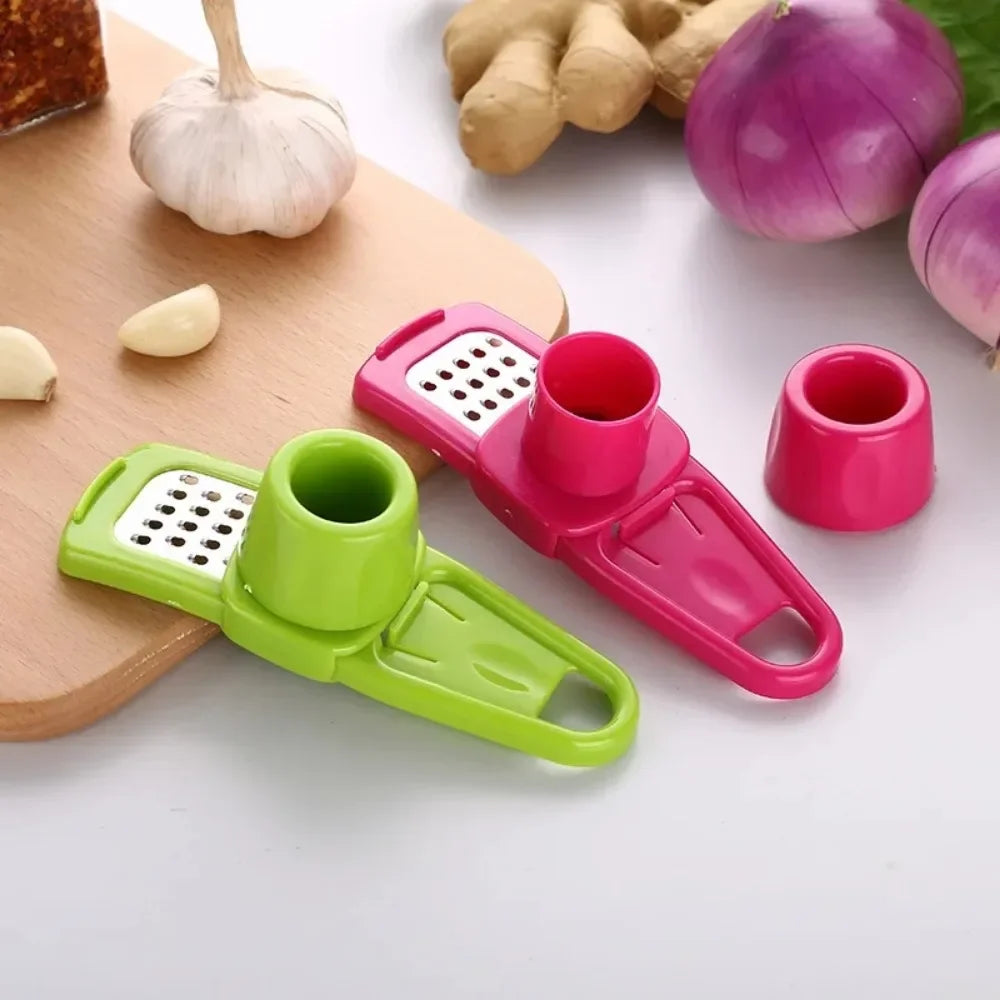 Ginger Garlic Crusher Press Garlic Grinding Grater Cutter Peeler Manual Garlic Mincer Chopping Garlics Tool Kitchen Accessories