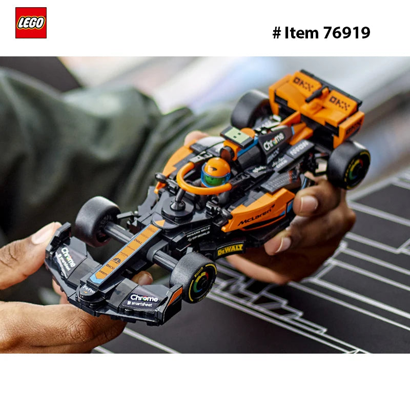 LEGO 76919 Speed Champions 2023 McLaren Formula 1 Race Car Toy for Play and Display, Buildable McLaren Toy Set for Kids