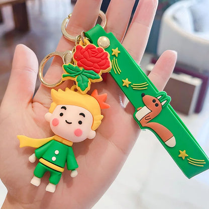 Best Deal Little Prince and Fox Keychain Pendant for Kids Birthday Party Decoration Gift Keyring